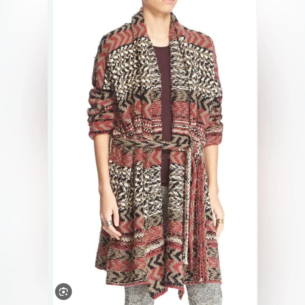 NWT free people Iona patterned cardigan - Picture 2 of 3